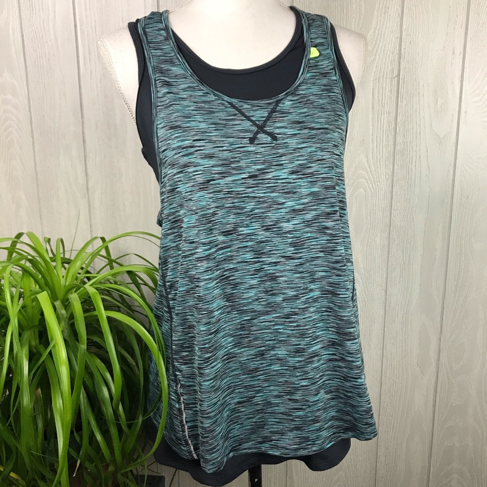NWT Tangerine racerback tank top sleeveless layered workout athleisure